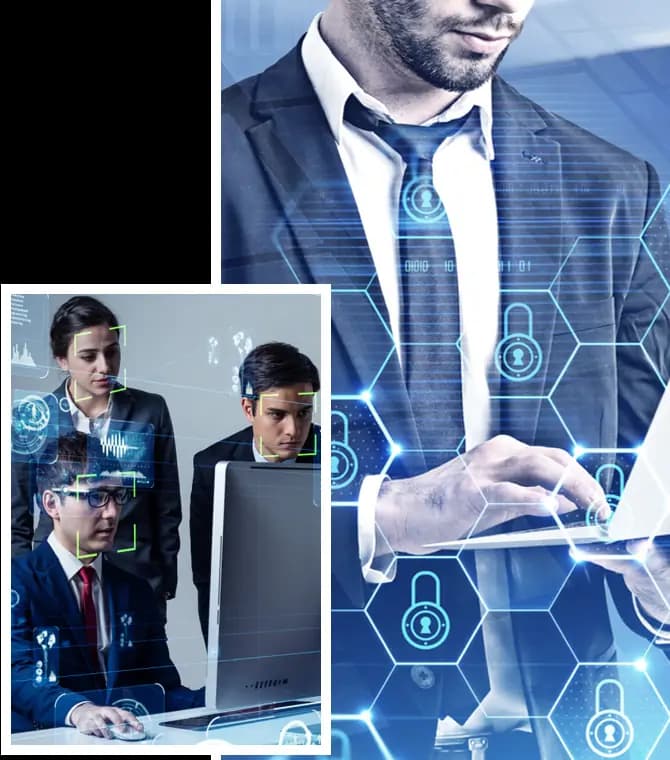 Security professional working on secure applications